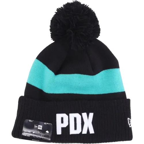 Beanies, male, , Size: ONE SIZE NBA City Night Pom Pom Beanie - new era - Modalova