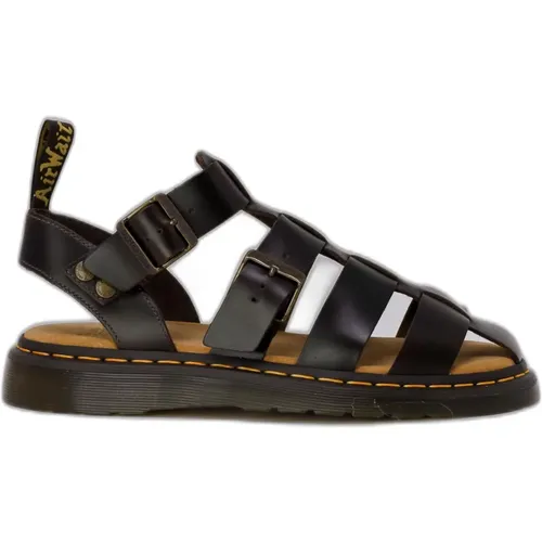 Flat Sandals, male, , Size: 8 US Brando Leather Sandals Spring/Summer Collection - Dr. Martens - Modalova