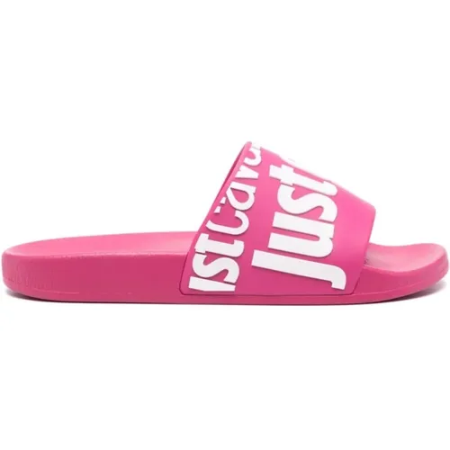 Pool Slide Sandals , female, Sizes: 8 UK, 6 UK, 7 UK, 4 UK, 3 UK, 5 UK - Just Cavalli - Modalova