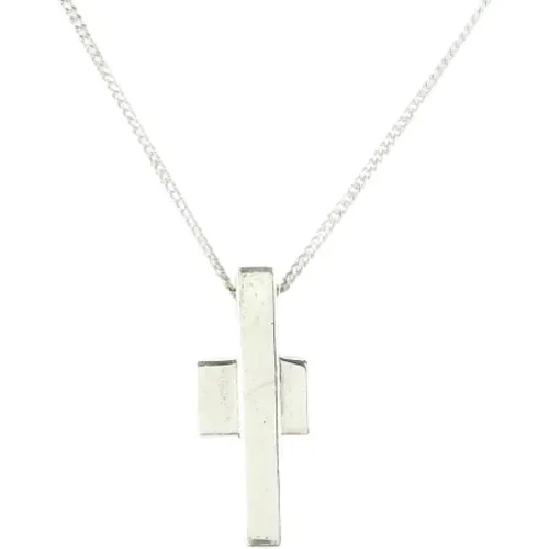 Pre-owned Jewellery, female, , Size: ONE SIZE Pre-owned Silver necklaces - Gucci Vintage - Modalova