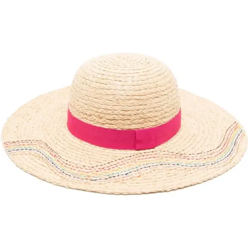 Wide Brim Straw Hat , female, Sizes: M, S - Paul Smith - Modalova