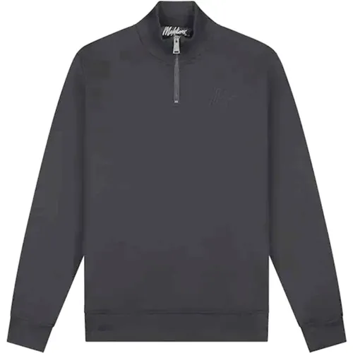 Schwarzer Pullover Mm2-Aw24-03 , Herren, Größe: L - Malelions - Modalova