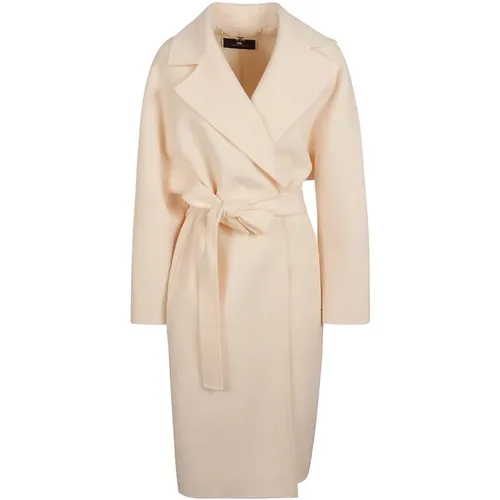 Stylish Coats for Women , female, Sizes: M - Elisabetta Franchi - Modalova