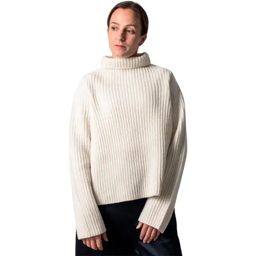 Turtle Neck Sweater Ripp Varisa , Damen, Größe: M - drykorn - Modalova