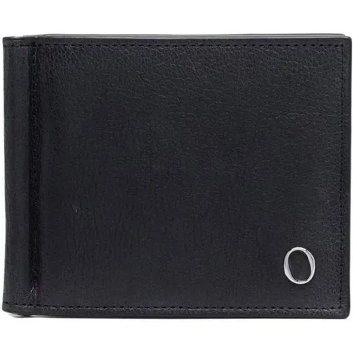 Wallets & Cardholders, male, , Size: ONE SIZE Leather Wallet with Logo Plaque - Orciani - Modalova