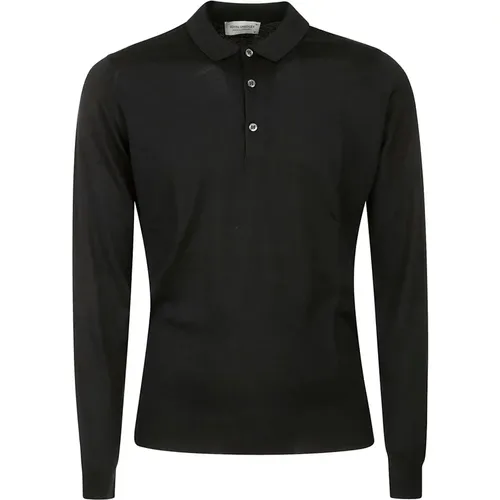 Polo Shirts, male, , Size: S Merino Wool Polo Shirt - John Smedley - Modalova