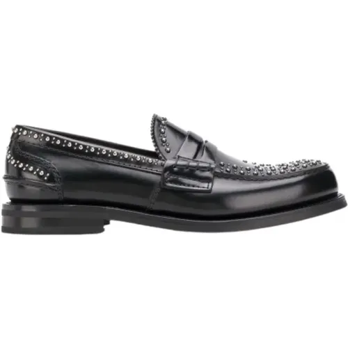 Loafers, male, , Size: 7 1/2 US Stylish Polish Binder Loafers - Church's - Modalova