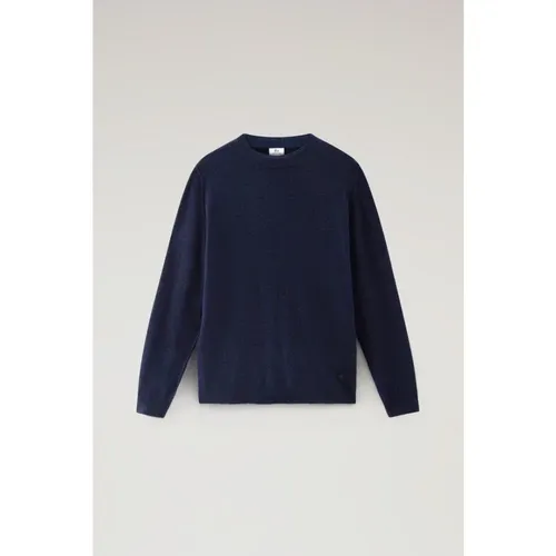 Classic Merino Wool Sweater , male, Sizes: L, XL - Woolrich - Modalova