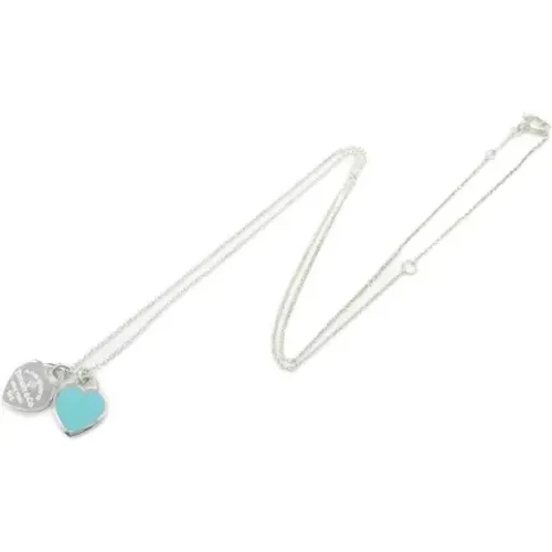 Pre-owned Jewellery, female, , Size: ONE SIZE Pre-owned Silver necklaces - Tiffany & Co. Pre-owned - Modalova