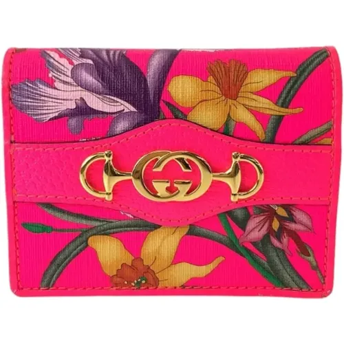 Pre-owned Wallets, female, , Size: ONE SIZE Pre-owned Canvas wallets - Gucci Vintage - Modalova