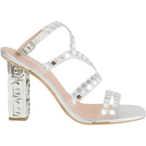 Silver Sandal , female, Sizes: 5 UK, 7 UK - Liu Jo - Modalova