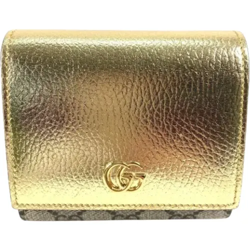 Pre-owned Wallets, female, , Size: ONE SIZE Pre-owned Leather wallets - Gucci Vintage - Modalova