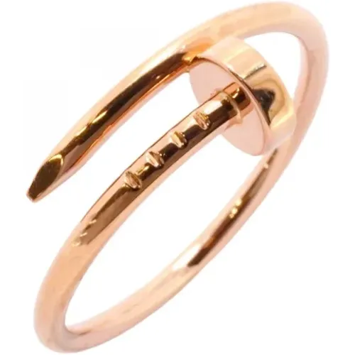 Pre-owned Jewellery, female, , Size: ONE SIZE Pre-owned Rose Gold rings - Cartier Vintage - Modalova