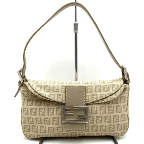 Pre-owned Shoulder Bags, female, , Size: ONE SIZE Pre-owned Canvas fendi-bags - Fendi Vintage - Modalova