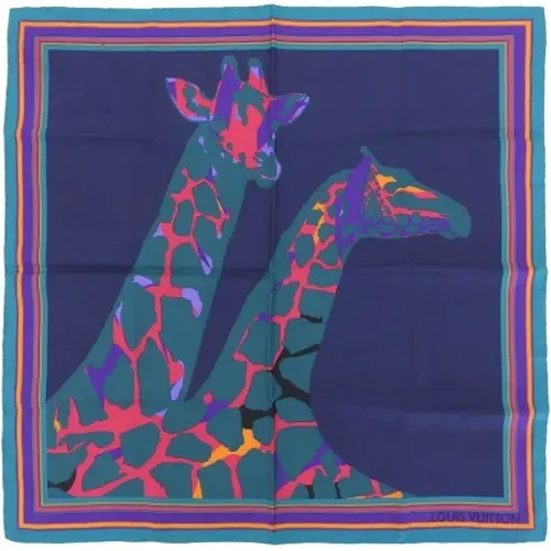 Pre-owned Scarves, female, , Size: ONE SIZE Pre-owned Silk scarves - Louis Vuitton Vintage - Modalova