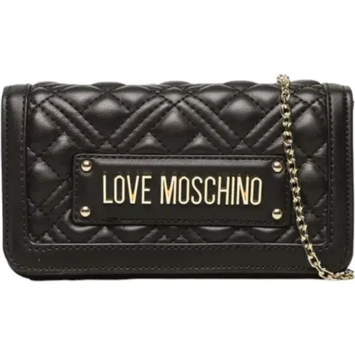 Cross Body Bags, female, , Size: ONE SIZE Women's Wallet with Coin Pocket - Love Moschino - Modalova