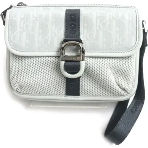 Pre-owned Cross Body Bags, male, , Size: ONE SIZE Pre-owned Canvas shoulder-bags - Dior Vintage - Modalova