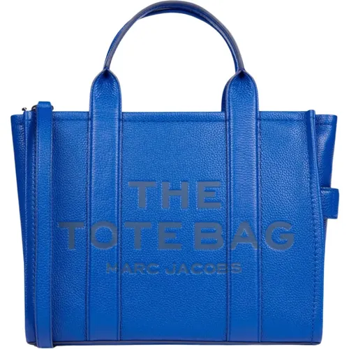 Cobalt Leather Tote Bag , female, Sizes: ONE SIZE - Marc Jacobs - Modalova