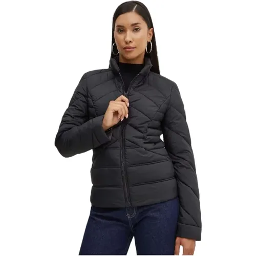 Kurze Steppjacke , Damen, Größe: L - Guess - Modalova