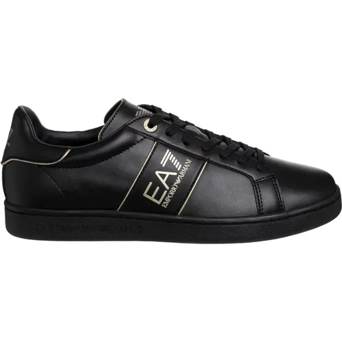 Plain Lace Closure Classic Sneakers , male, Sizes: 10 1/2 UK, 7 1/2 UK, 9 UK, 8 1/2 UK, 5 1/2 UK, 7 UK, 6 UK - Emporio Armani EA7 - Modalova