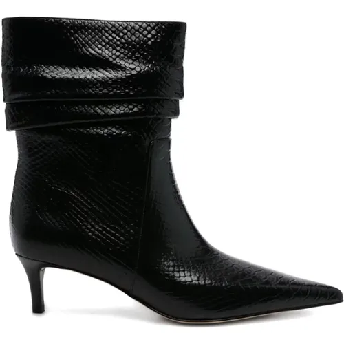 Heeled Boots, female, , Size: 9 US Leather Ankle Boots Stylish Elegance - Michael Kors - Modalova