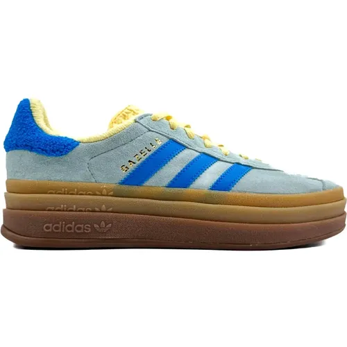 Blaue Gazelle Bold Sneakers , Damen, Größe: 38 2/3 EU - Adidas - Modalova