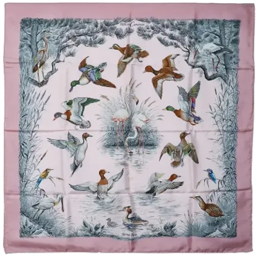 Pre-owned Scarves, female, , Size: ONE SIZE Pre-owned Silk scarves - Hermès Vintage - Modalova