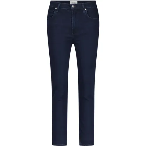 High-Waisted Straight Crop Jeans , female, Sizes: W25, W26 - Citizens of Humanity - Modalova