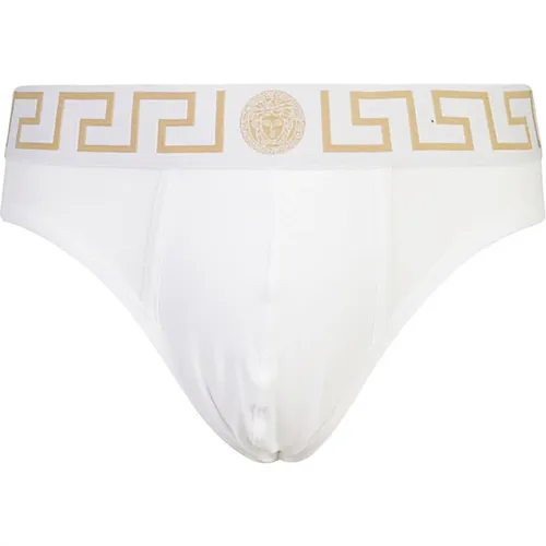 Bottoms, male, , Size: S Cotton Underwear Pack - Versace - Modalova