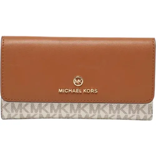 Pre-owned Wallets, female, , Size: ONE SIZE Pre-owned Leather wallets - Michael Kors Pre-owned - Modalova