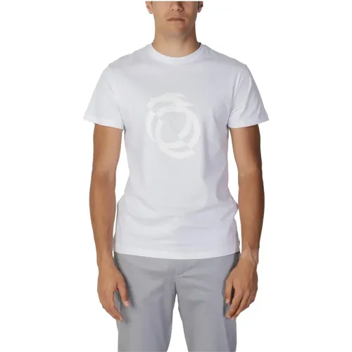 Print T-shirt for Men , male, Sizes: 2XL, XL, L, M - Trussardi - Modalova