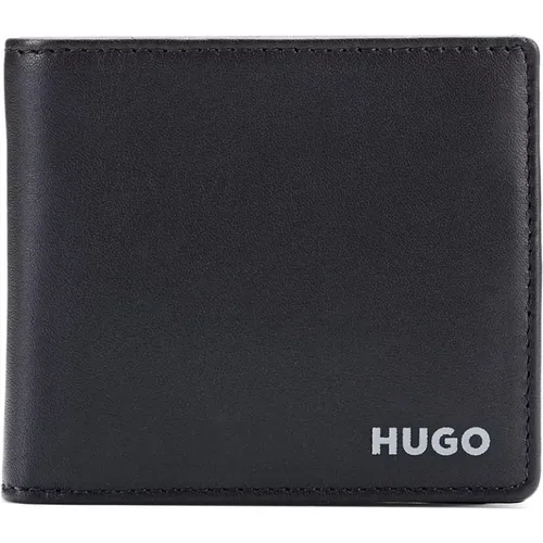 Wallets & Cardholders, male, , Size: ONE SIZE Subway_4 cc coin Men Leather Wallet - Hugo Boss - Modalova