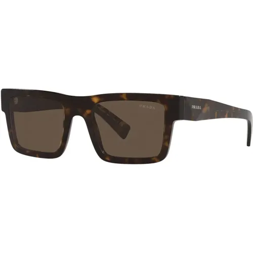 Sunglasses, unisex, , Size: 52 MM Classic Rectangular Sunglasses - Prada - Modalova