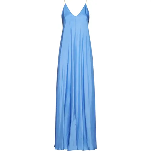 Klares Blaues Kleid , Damen, Größe: XS - Alysi - Modalova