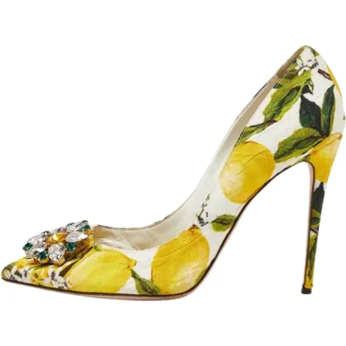 Pre-owned Canvas heels , female, Sizes: 8 UK - Dolce & Gabbana Pre-owned - Modalova