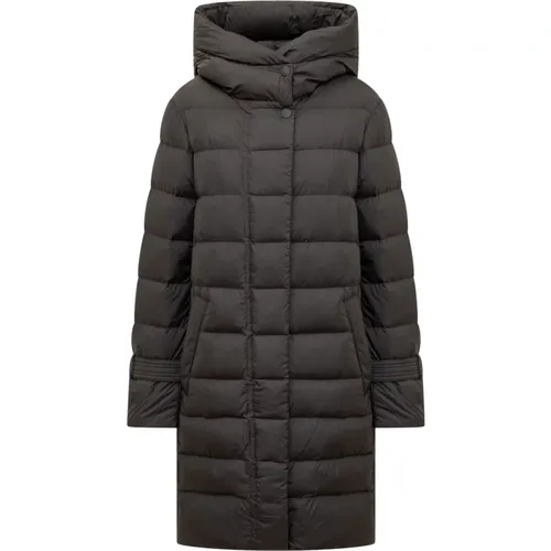 Daunenparka mit Kapuze , Damen, Größe: XS - Woolrich - Modalova