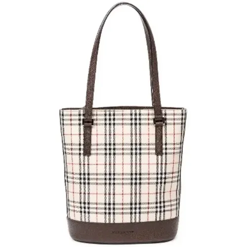 Pre-owned Tote Bags, female, , Size: ONE SIZE Pre-owned Canvas totes - Burberry Vintage - Modalova