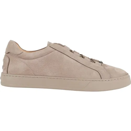 Sneakers, male, , Size: 8 US Minimal Sneakers with Rubber Sole - TOD'S - Modalova