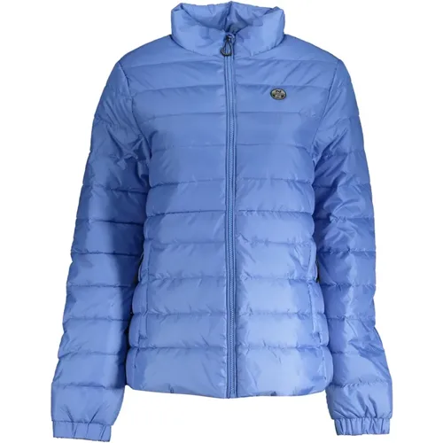 Elegante hellblaue wasserabweisende Jacke , Damen, Größe: XS - North Sails - Modalova