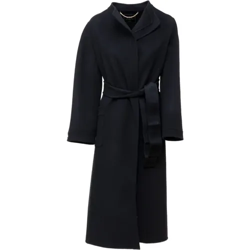 Cosmopolitan Long Wool Coat , female, Sizes: L - Nenette - Modalova