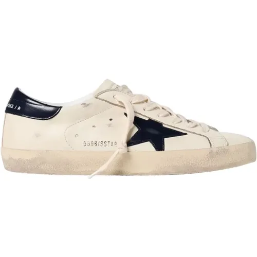 Weiße Leder Superstar Sneakers , Herren, Größe: 41 EU - Golden Goose - Modalova