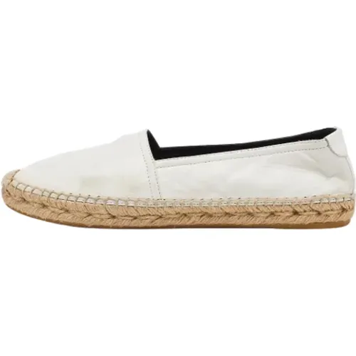 Pre-owned Flats, female, , Size: 7 US Pre-owned Leather flats - Yves Saint Laurent Vintage - Modalova