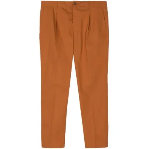 Stylish Pleated Trousers , male, Sizes: 2XS, XS, 3XS - Maison Kitsuné - Modalova