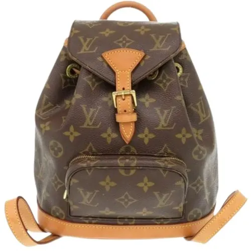 Pre-owned Backpacks, female, , Size: ONE SIZE Pre-owned Vintage Canvas Backpack - Louis Vuitton Vintage - Modalova