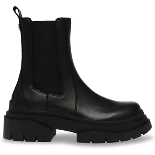 Leather Slip-On Ankle Boot - Headqrtr , female, Sizes: 6 UK - Steve Madden - Modalova