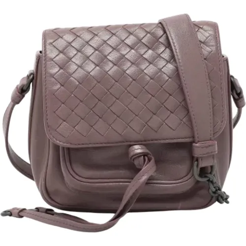 Pre-owned Cross Body Bags, female, , Size: ONE SIZE Pre-owned Leather shoulder-bags - Bottega Veneta Vintage - Modalova