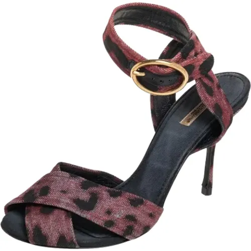 Pre-owned Stoff sandals , Damen, Größe: 40 EU - Dolce & Gabbana Pre-owned - Modalova