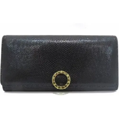 Pre-owned Leather wallets , female, Sizes: ONE SIZE - Bvlgari Vintage - Modalova