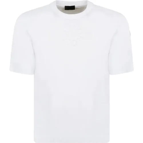 Geprägtes Logo T-Shirt und Polo , Herren, Größe: XL - Moncler - Modalova
