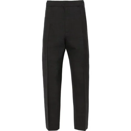 Luxury Wool Tapered Trousers , male, Sizes: M, L - Lanvin - Modalova